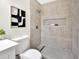 Modern bathroom with a shower stall, a toilet, and a vanity at 601 W Yukon Dr # 1, Phoenix, AZ 85027