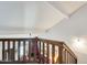 Interior view of the staircase leading to the living room with vaulted ceilings at 6533 N 7Th Ave # 22, Phoenix, AZ 85013