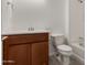 Bright bathroom featuring a bath and shower, with a modern vanity and sink at 742 E Watermelon Ln, Queen Creek, AZ 85140