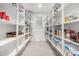 Well-organized pantry with ample shelving for convenient storage at 10635 E Tesla Ave, Mesa, AZ 85212