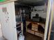 Organized shed featuring pegboard storage, work bench, tools, and room for projects at 13229 N 19Th Pl, Phoenix, AZ 85022