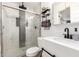 Modern bathroom boasts a tiled shower and a sleek vanity at 1512 W Fairmont Dr, Tempe, AZ 85282