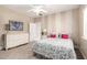 Bedroom featuring carpet, ceiling fan, and natural light at 2467 E Page Ave, Gilbert, AZ 85234