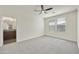 Bedroom featuring neutral carpet and a ceiling fan at 33575 N Dove Lakes Dr # 2036, Cave Creek, AZ 85331