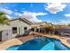 View of the pool in the backyard at 41260 N Salix Dr, San Tan Valley, AZ 85140