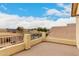 Expansive balcony boasting community views; perfect for outdoor relaxation and entertaining at 4255 E Cloudburst Ct, Gilbert, AZ 85297