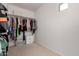 Walk-in closet with clothes rack, shelf, and a three-drawer storage unit at 7611 S 15Th St, Phoenix, AZ 85042