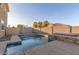 Sparkling swimming pool and spa in a private backyard setting, ideal for relaxation and entertainment at 7611 S 15Th St, Phoenix, AZ 85042