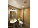 Cozy powder room featuring a pedestal sink and neutral tones at 765 S Ruby Pl, Gilbert, AZ 85296