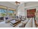 Comfortable living room with ample seating, stylish decor, and abundant natural light at 10040 E Happy Valley Rd # 249, Scottsdale, AZ 85255
