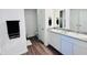 Modern bathroom features double sinks, granite countertops, and stylish fixtures at 1418 E Peggy Dr, Casa Grande, AZ 85122