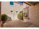 Private back patio, offering a space for outdoor entertaining with a view of the home's exterior at 1422 S Colt Dr, Gilbert, AZ 85296