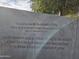 Memorial tribute with etched inscription honoring aviators and those who sacrificed for liberty and justice at 24757 N 175 Dr, Surprise, AZ 85387