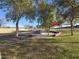 Inviting park view with shaded seating areas, mature trees and walking paths offering relaxation and recreation at 24757 N 175 Dr, Surprise, AZ 85387