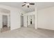 Spacious bedroom featuring mirrored closet doors and direct access to both a bathroom and an additional room at 2875 W Highland St # 1213, Chandler, AZ 85224