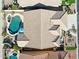 Aerial view of a well-maintained home featuring a private pool, spa, and landscaped backyard at 3362 N 159Th Ave, Goodyear, AZ 85395