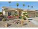 Attractive single-story home featuring a tile roof, desert landscaping, and a private front patio at 3362 N 159Th Ave, Goodyear, AZ 85395