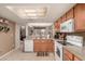 An open kitchen view with granite countertops and stainless steel appliances at 4122 E Jojoba Rd, Phoenix, AZ 85044