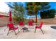 Enjoy the outdoors with a patio table and chairs for entertaining in your private backyard at 8812 N 67Th Dr, Peoria, AZ 85345