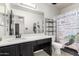 Bathroom with shower, toilet and sink with towels at 8812 N 67Th Dr, Peoria, AZ 85345