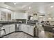 Well-lit kitchen with modern appliances, granite counters and opens to the living area at 9065 E Gary Rd # 121, Scottsdale, AZ 85260