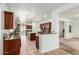 Modern kitchen with stainless steel appliances and dark cabinetry at 9237 W Alex Ave, Peoria, AZ 85382