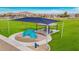 Community park with ramada, climbing wall, and drinking fountain at 13242 W Hackamore Dr, Peoria, AZ 85383