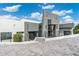 Contemporary home featuring a modern exterior with sleek lines and desert landscaping at 15642 E Palatial Dr, Fountain Hills, AZ 85268