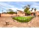 Private backyard with putting green, landscaping and blue skies at 1822 N 16Th Ave, Phoenix, AZ 85007