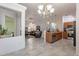 Open-concept kitchen with a view of the living area at 233 N 21St St, Coolidge, AZ 85128