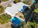 Beautiful aerial view of home with a private backyard pool at 3511 E Elm St, Phoenix, AZ 85018