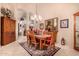 Cozy dining area boasting ample seating and lovely interior decor at 4216 E Desert Marigold Dr, Cave Creek, AZ 85331