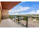 Balcony view overlooking the city skyline and clear skies at 4750 N Central Ave # N7, Phoenix, AZ 85012