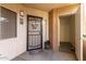 Front door with security screen at 1295 N Ash St # 125, Gilbert, AZ 85233