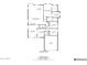 Detailed floor plan showcasing the layout of the home, including room dimensions and spatial relationships at 1409 W Maria Ln, Tempe, AZ 85284