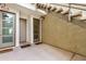 Residential front entrance with outdoor staircase and a welcome mat at 300 N Gila Springs Blvd # 160, Chandler, AZ 85226