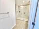 Modern bathroom featuring a glass-enclosed shower with sleek fixtures and tile surround at 3233 N 70Th St # 1006, Scottsdale, AZ 85251