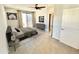 Light-filled main bedroom featuring a stylish dresser, decor, and a large window at 3233 N 70Th St # 1006, Scottsdale, AZ 85251