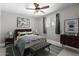Cozy bedroom featuring a comfortable bed, stylish decor, and ample natural light at 3802 E Shaw Butte Dr, Phoenix, AZ 85028