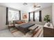 Well-lit bedroom with neutral tones, modern furniture, and a soothing ambiance at 3802 E Shaw Butte Dr, Phoenix, AZ 85028