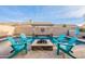 Beautiful pool featuring a water feature and stone fire pit at 4637 E Fernwood Ct, Cave Creek, AZ 85331