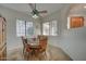 Cozy dining area with tile flooring and ample natural light at 517 S Marina Dr, Gilbert, AZ 85233