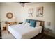 Serene bedroom with modern decor and a comfortable king-size bed at 7023 E 4Th St # 104, Scottsdale, AZ 85251