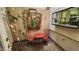 Private courtyard with outdoor seating and picturesque mural at 7023 E 4Th St # 104, Scottsdale, AZ 85251