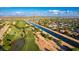 Aerial view of property situated on the Arizona Canal Trail, near Silverado Golf Club, and Loop 101 at 8432 E Redwing Rd, Scottsdale, AZ 85250