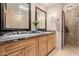 Elegant bathroom featuring dual sinks, granite countertops, and updated hardware at 8749 E Via De Sereno --, Scottsdale, AZ 85258