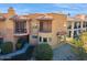 Attractive two-story home featuring stucco siding and a red tile roof with covered balcony at 15834 E Sunflower Dr # 1, Fountain Hills, AZ 85268