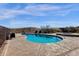 Inviting pool with a lounge area and scenic desert views at 16210 E Links Dr, Fountain Hills, AZ 85268