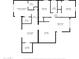 Detailed floorplan showcasing the layout of the home with labeled rooms and dimensions at 1709 W Clarendon Ave, Phoenix, AZ 85015