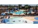 Resort-style pool with sun umbrellas and lounge chairs, perfect for relaxation at 21141 W Main St, Buckeye, AZ 85396